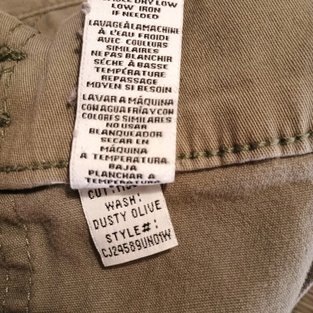 Celebrity Pink Women Parachute Leg Pants Dusty Olive Gorpcore Streetwear Size 2X - Picture 5 of 7
